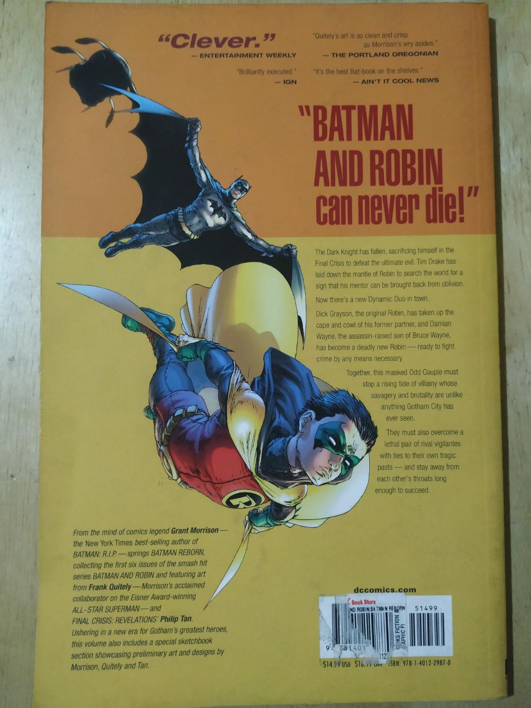 Batman and Robin Batman Reborn, Hobbies & Toys, Books & Magazines