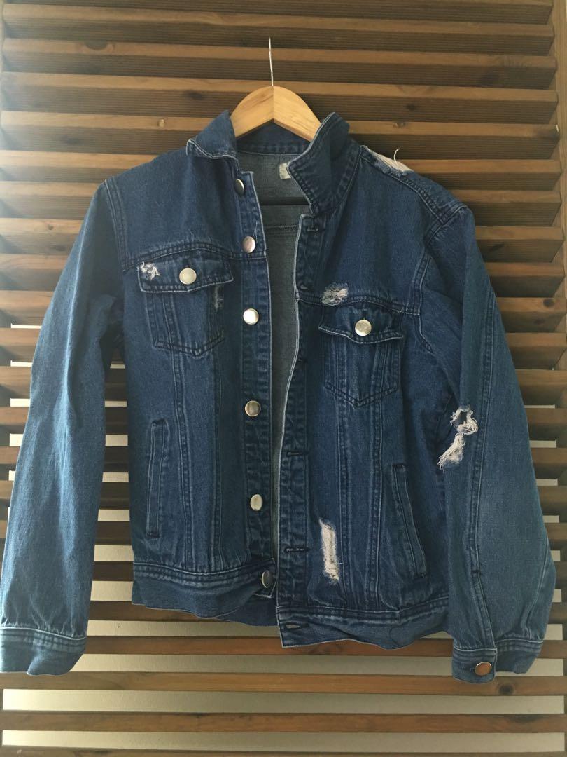 Bench Boyfriend Denim Jacket On Carousell