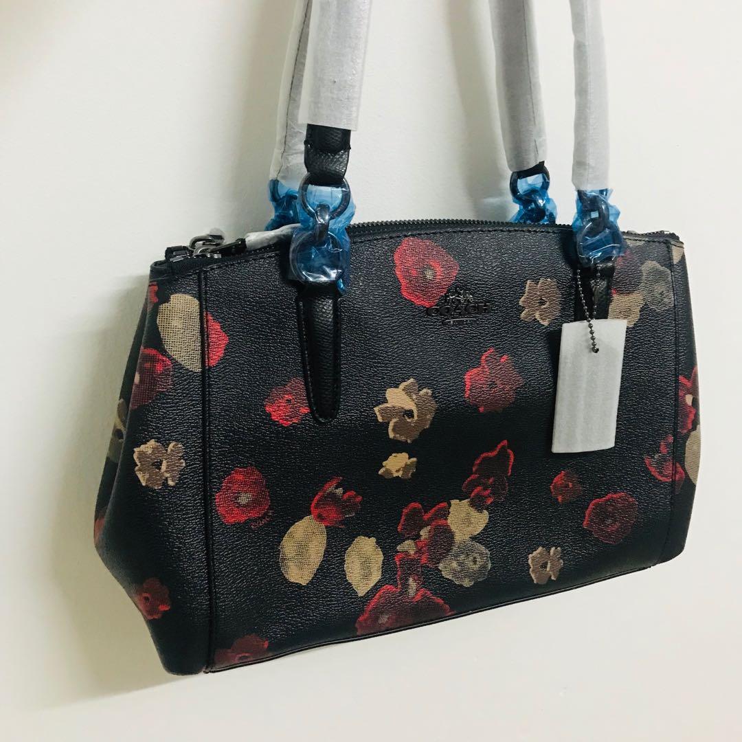coach floral handbags