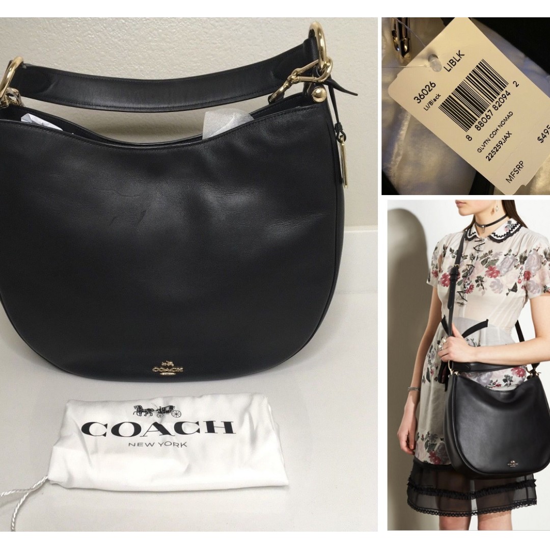 Coach Women's Nomad Tote Bag in Black | Leather