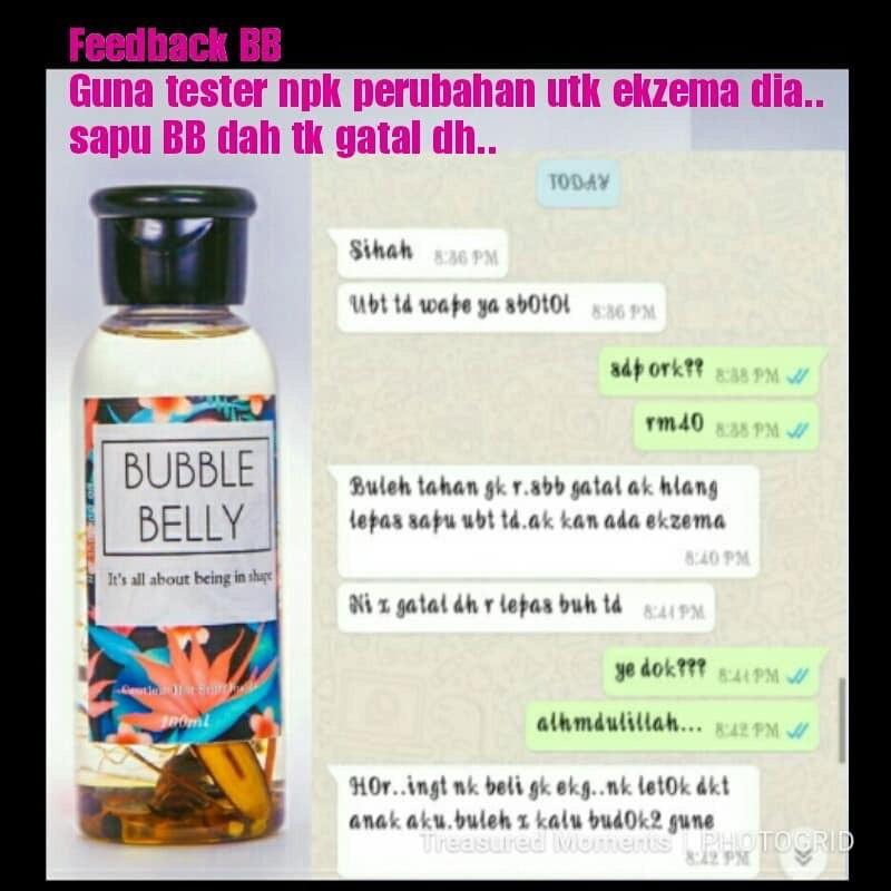 Bubble Belly Oil Health Beauty Hand Foot Care On Carousell