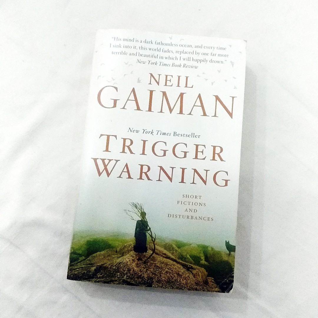 Buku Neil Gaiman - Trigger Warning, Buku & Alat Tulis, Buku di Carousell