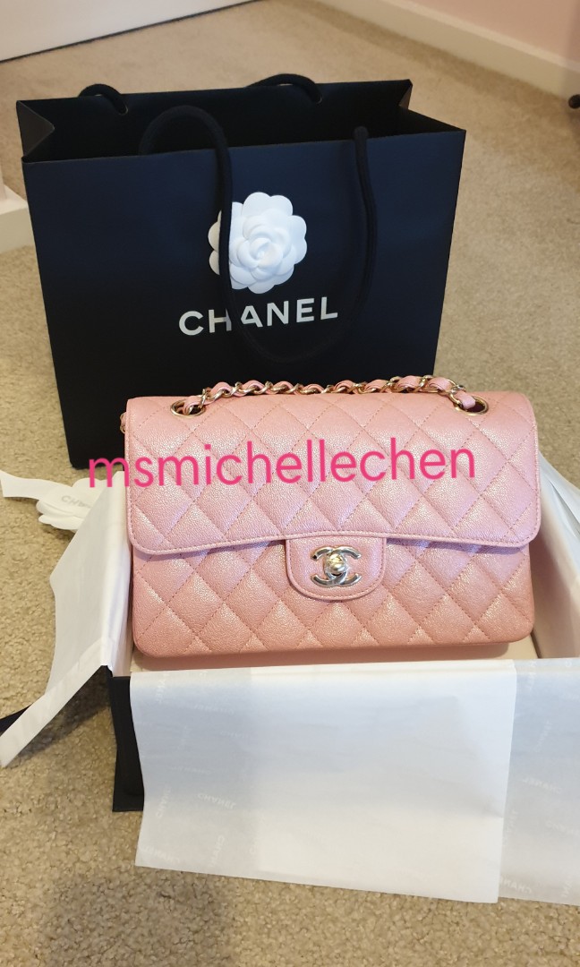 chanel classic flap pink