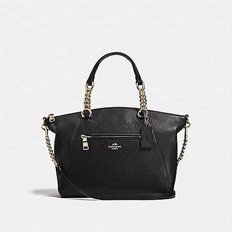 Coach black prairie satchel online