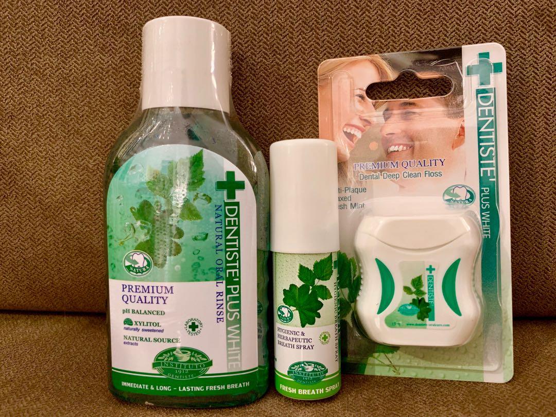 Dentiste Mouthwash Breath Spray Dental Floss Health Beauty Face Skin Care On Carousell