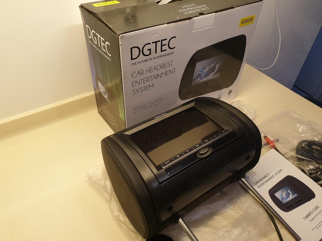 DGTEC Car Headrest Entertainment System (DVD, USB playback) > From