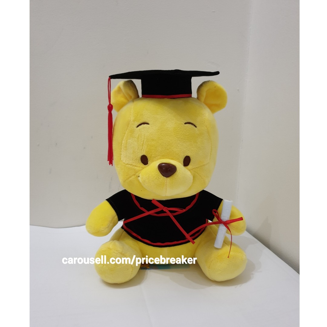 Disney Winnie the Pooh Graduation Plush, Babies & Kids, Babies & Kids