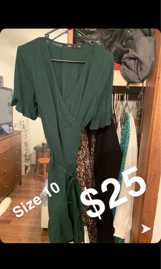 sportsgirl green dress