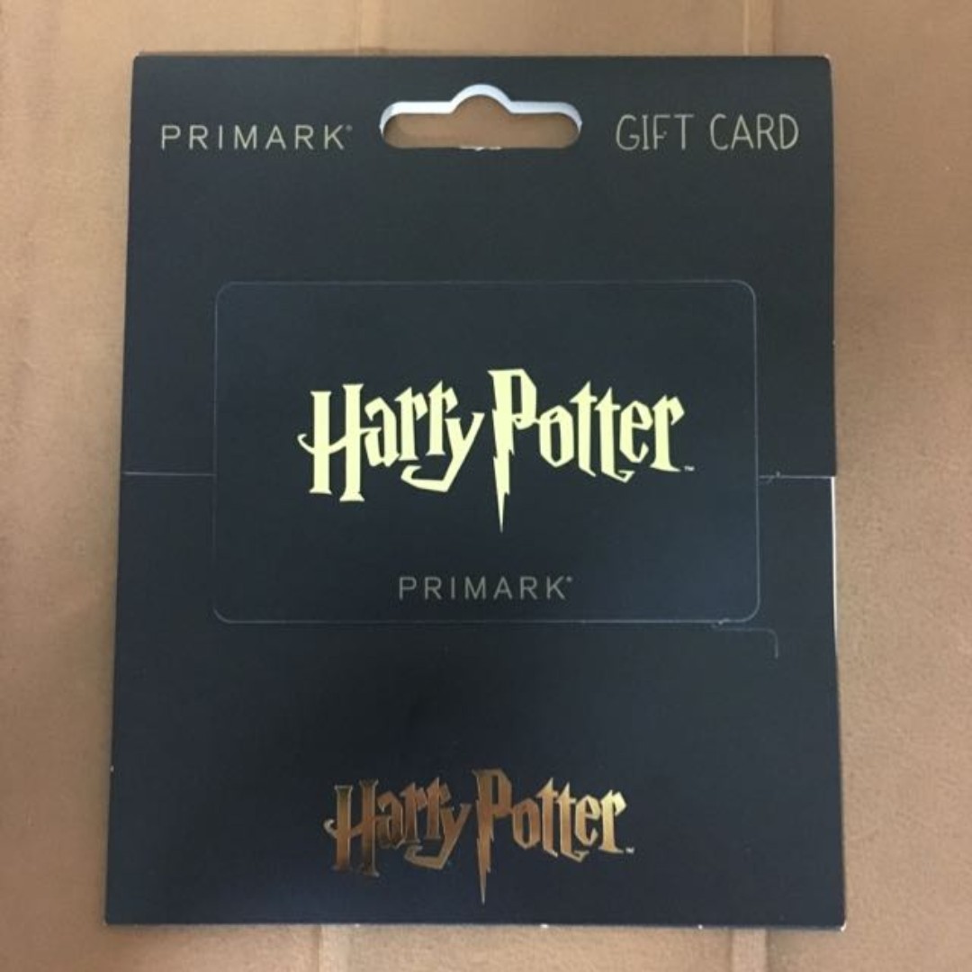 Free Mail! Harry Potter Primark Gift Card, Everything Else on Carousell