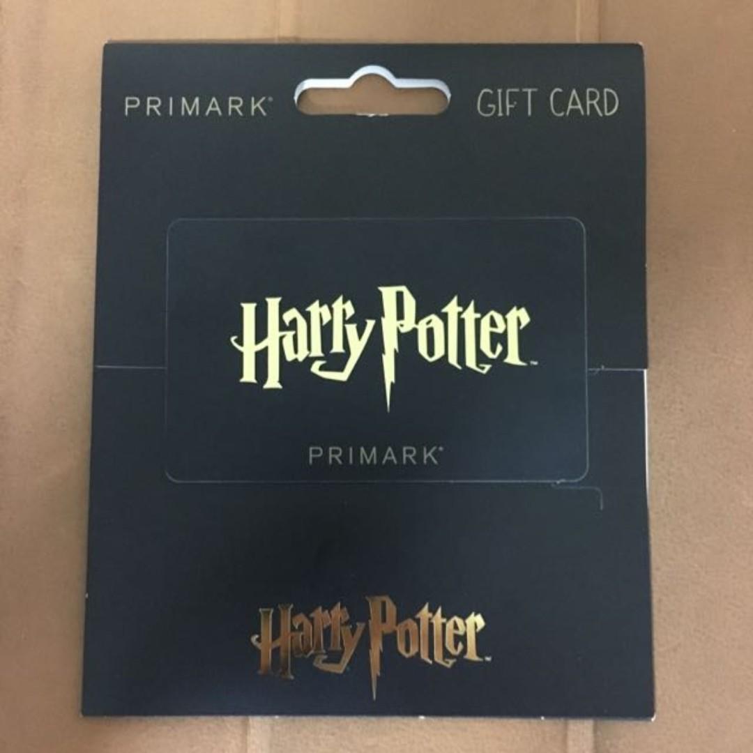 Free Mail! Harry Potter Primark Gift Card, Everything Else on ...