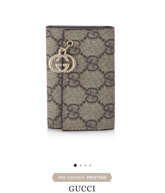 Gucci Supreme Keyholder Wallet, Luxury, Bags & Wallets on Carousell