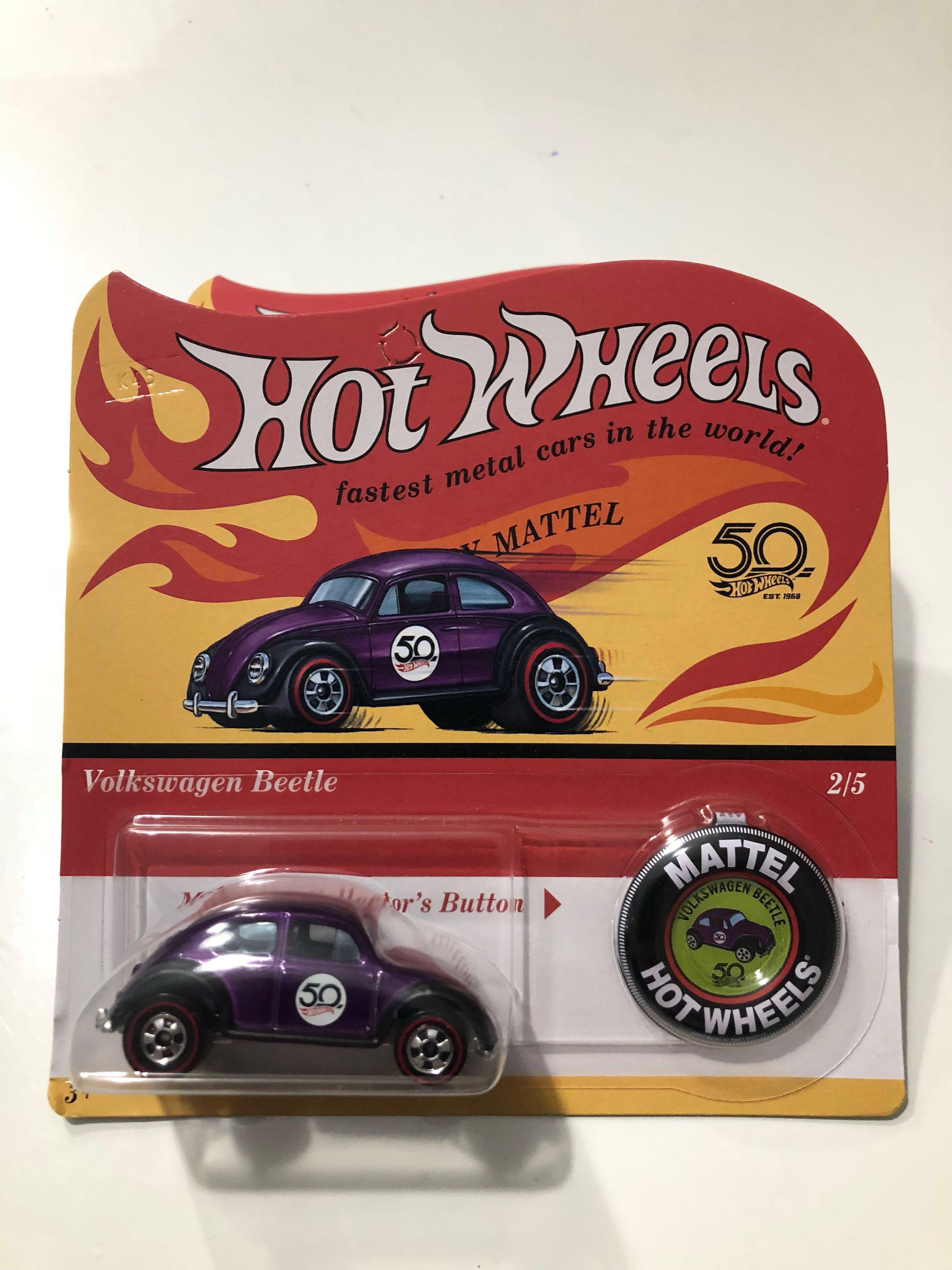 Hot Wheels Volkswagen Beetle 50th Anniversary Hobbies Toys Toys Games on Carousell