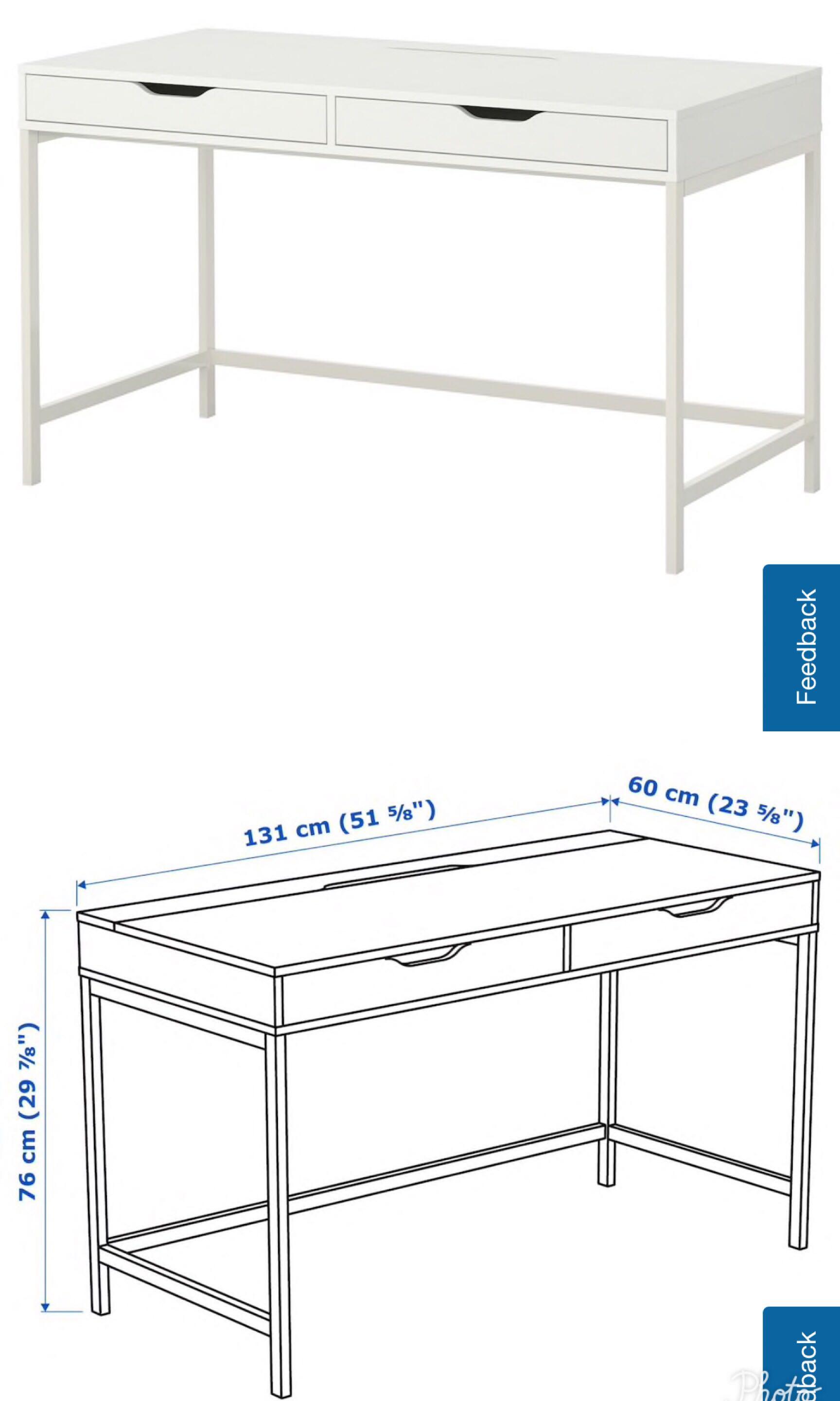 IKEA Alex desk / table, Furniture, Tables & Chairs on Carousell