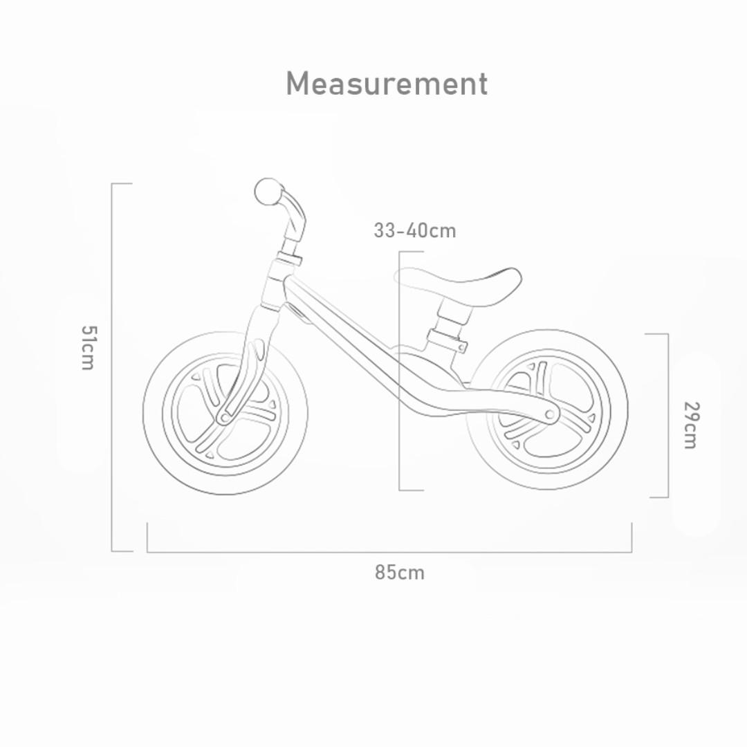 Push bike dimensions sales