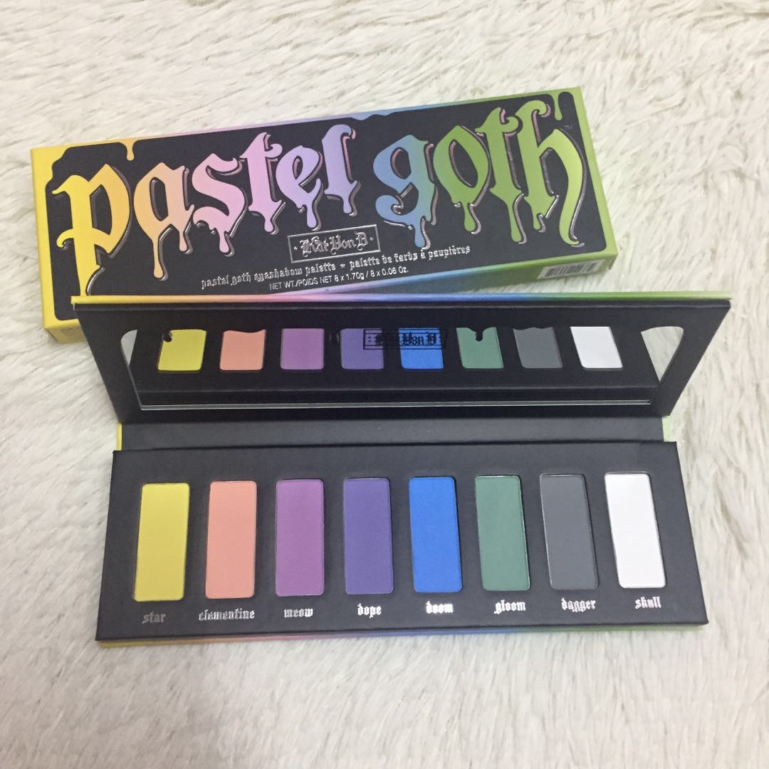 Kat Von D Pastel Goth Eyeshadow Palette, Beauty & Personal Care, Face,  Makeup on Carousell