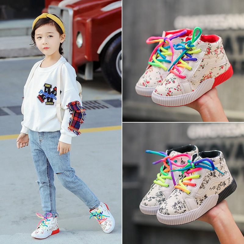 Girls floral new arrivals sneakers