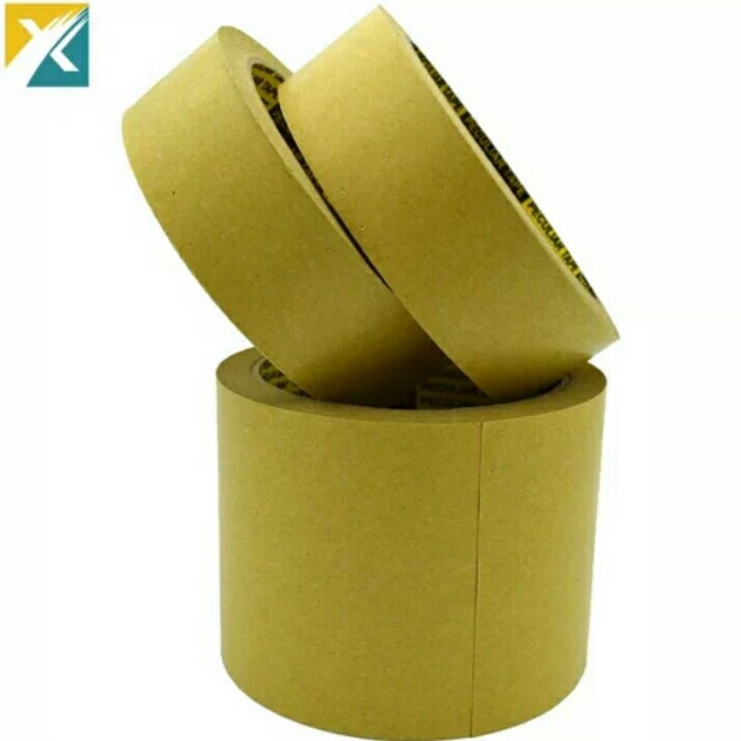Kraft Paper Tape 2" x 100 Meters, Hobbies & Toys, Stationary & Craft