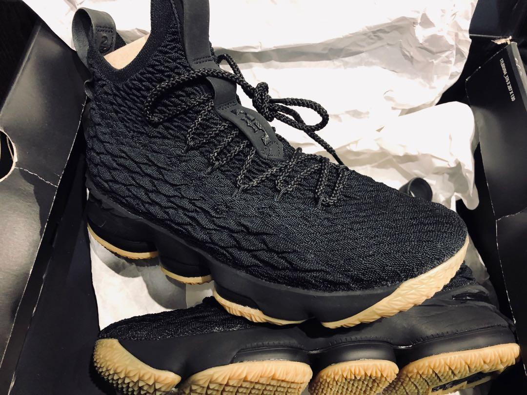 lebron xv black gum