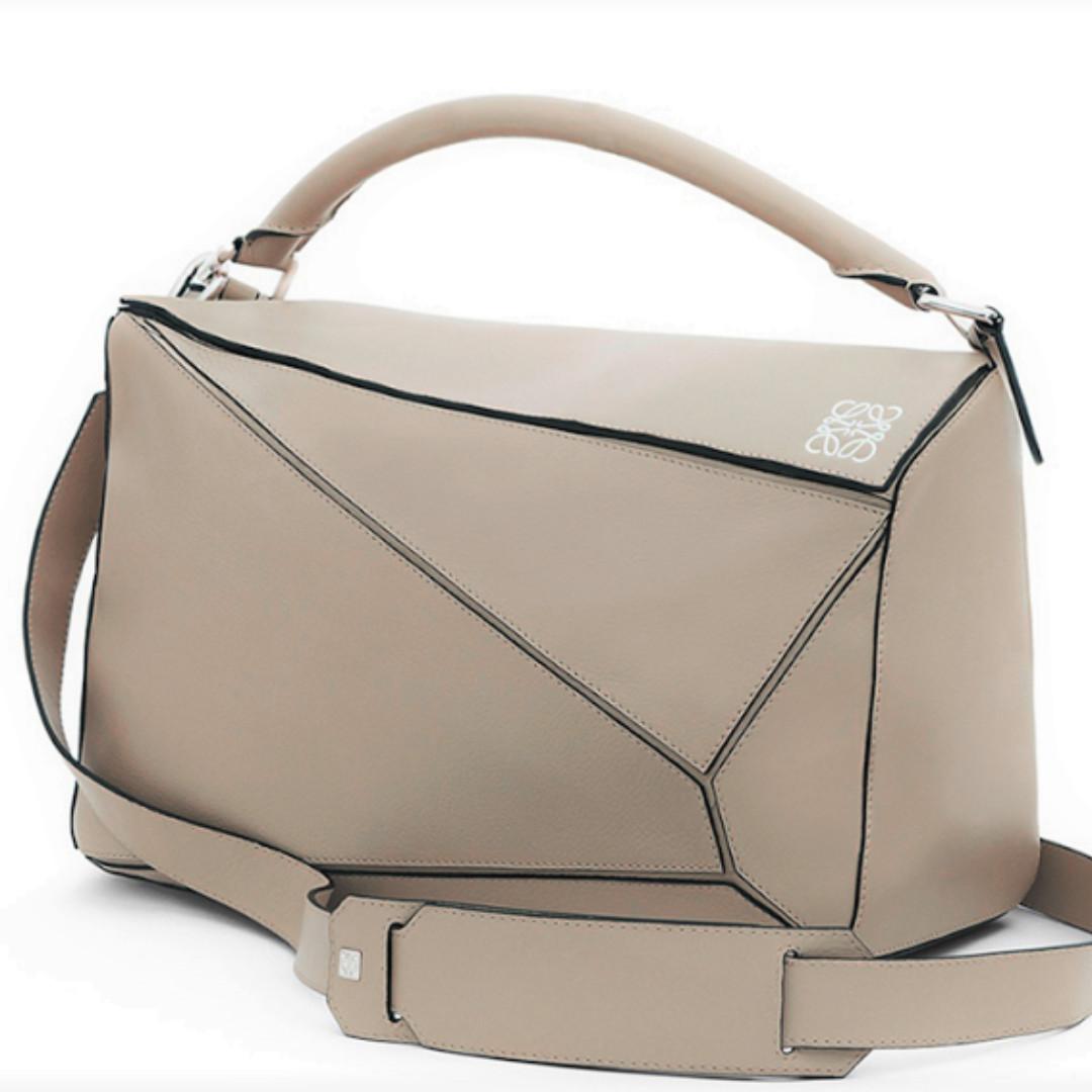 loewe puzzle bag beige