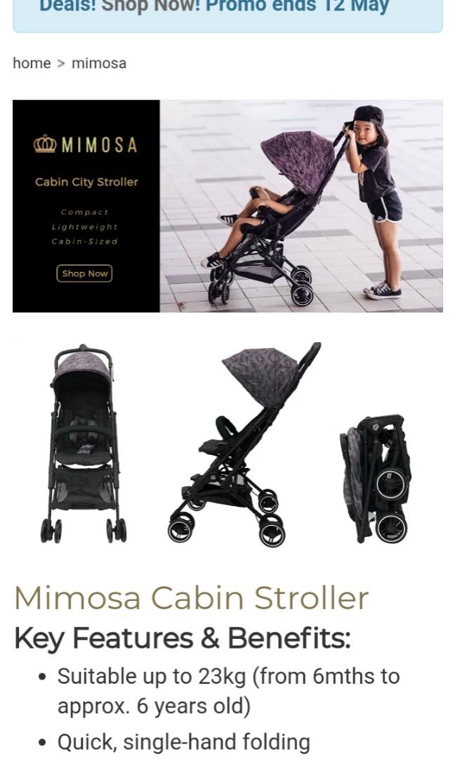Mimosa cabin deals stroller review