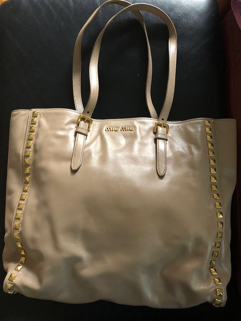 Miumiu Prada (Category: Luxury Bags & Wallets) located in Makati City. Submitted by travelbag (Listing ID 223973295, Image 1). Description: Almost new bought in the Prada outlet last year. No flaws- With dust bag only serious buyers please- price quoted is the final price no more discount pls .