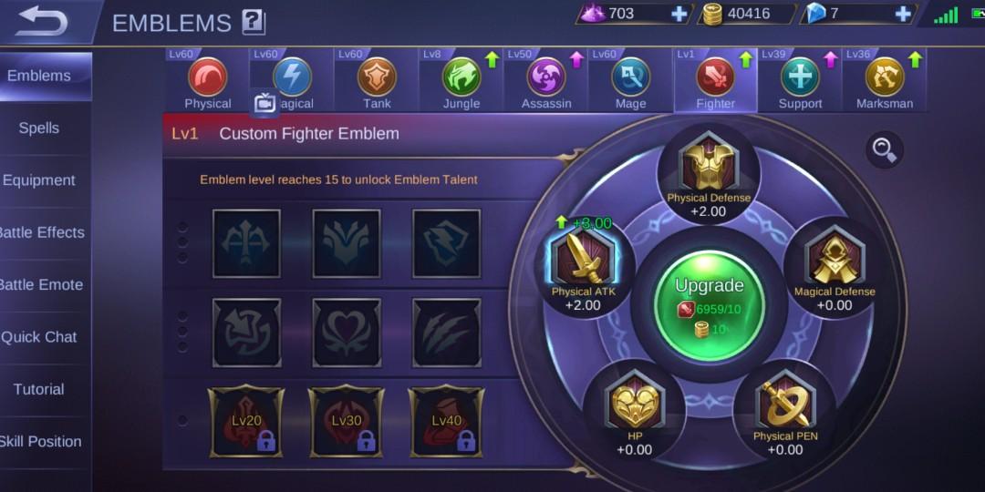 Mobile Legend Mytic Account Toys Games Video Gaming In Game Products On Carousell