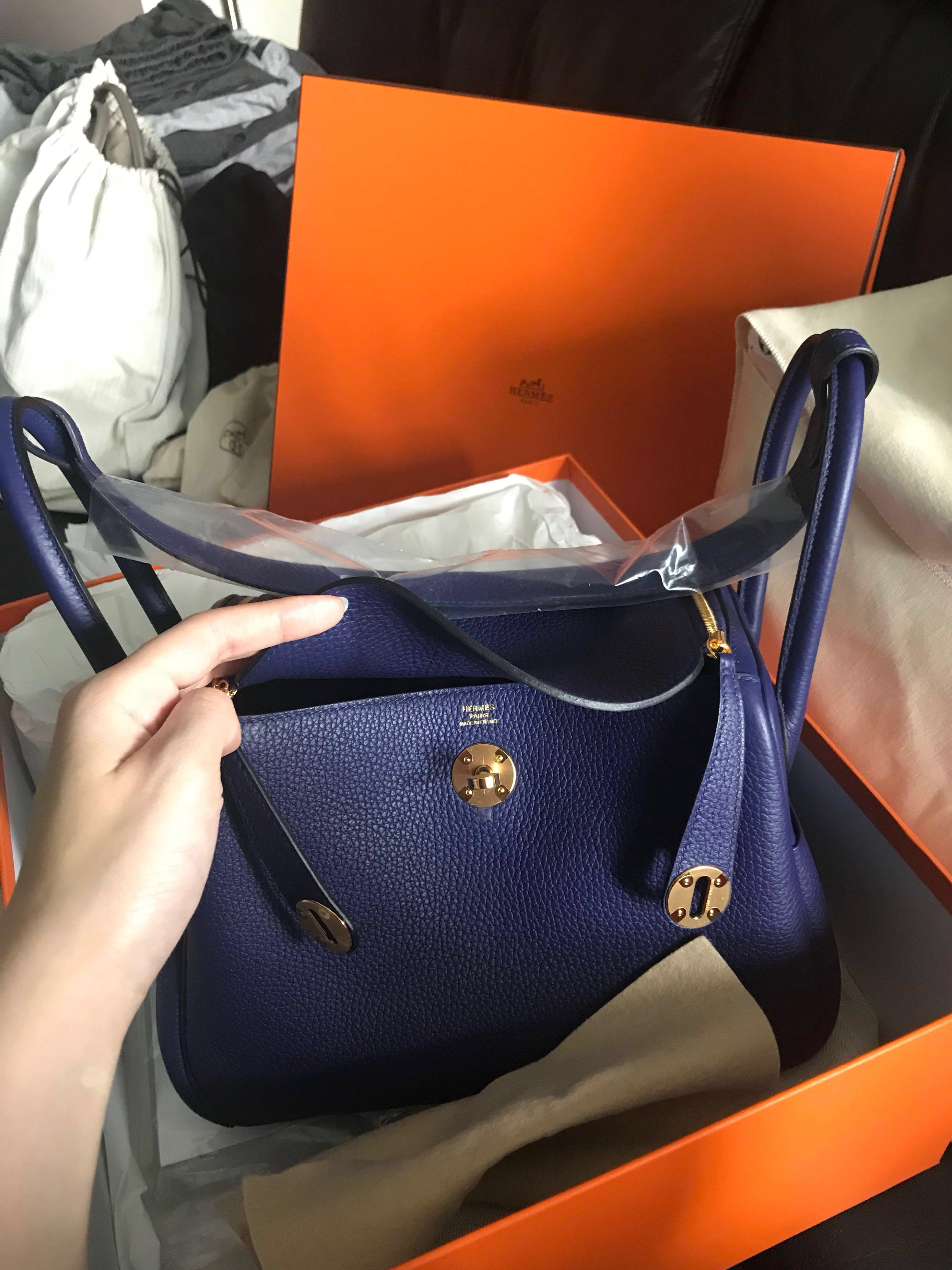 🦄💖 Hermes Mini Lindy (Biscuit, GHW, Clemence) (Non-nego)