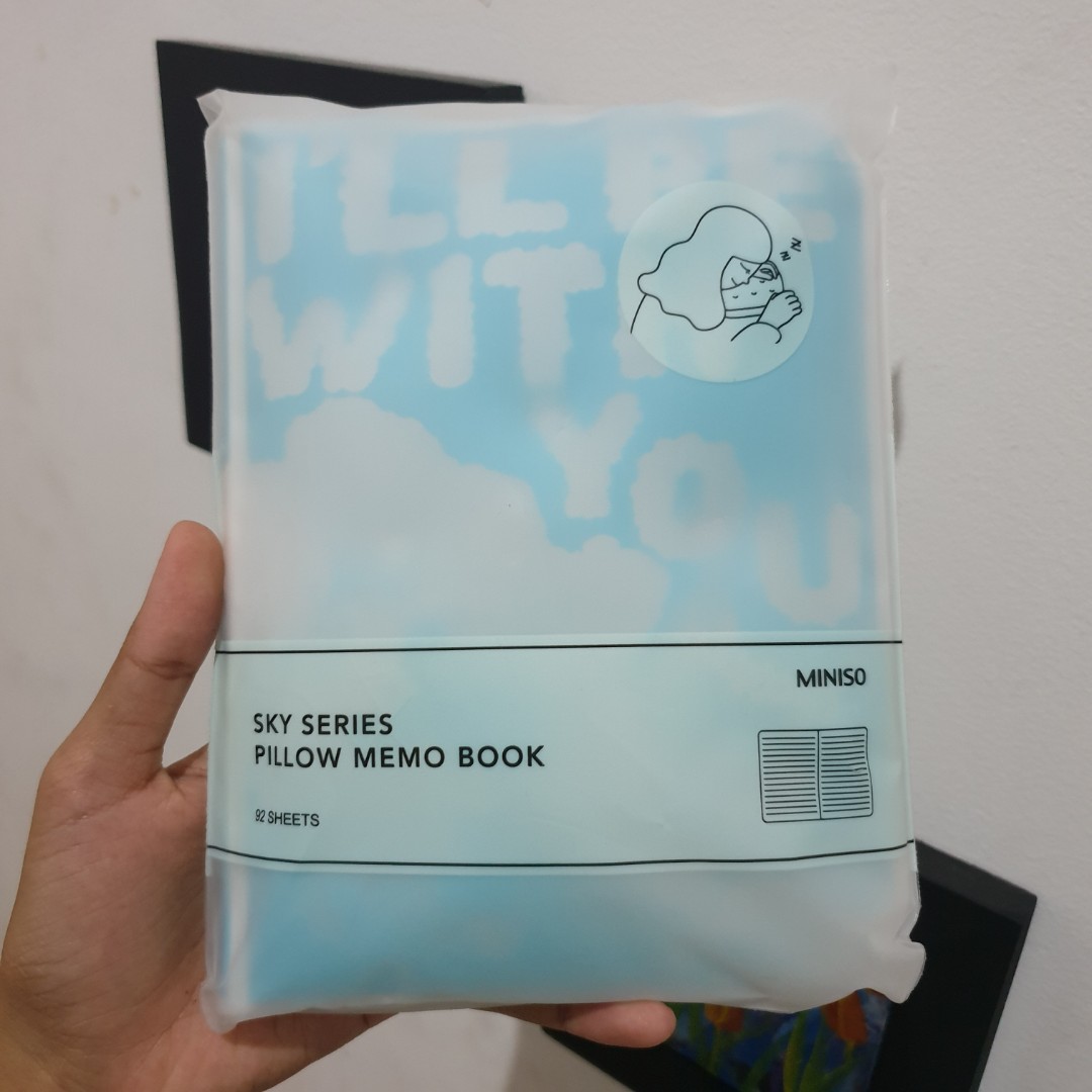 Pillow online notebook miniso