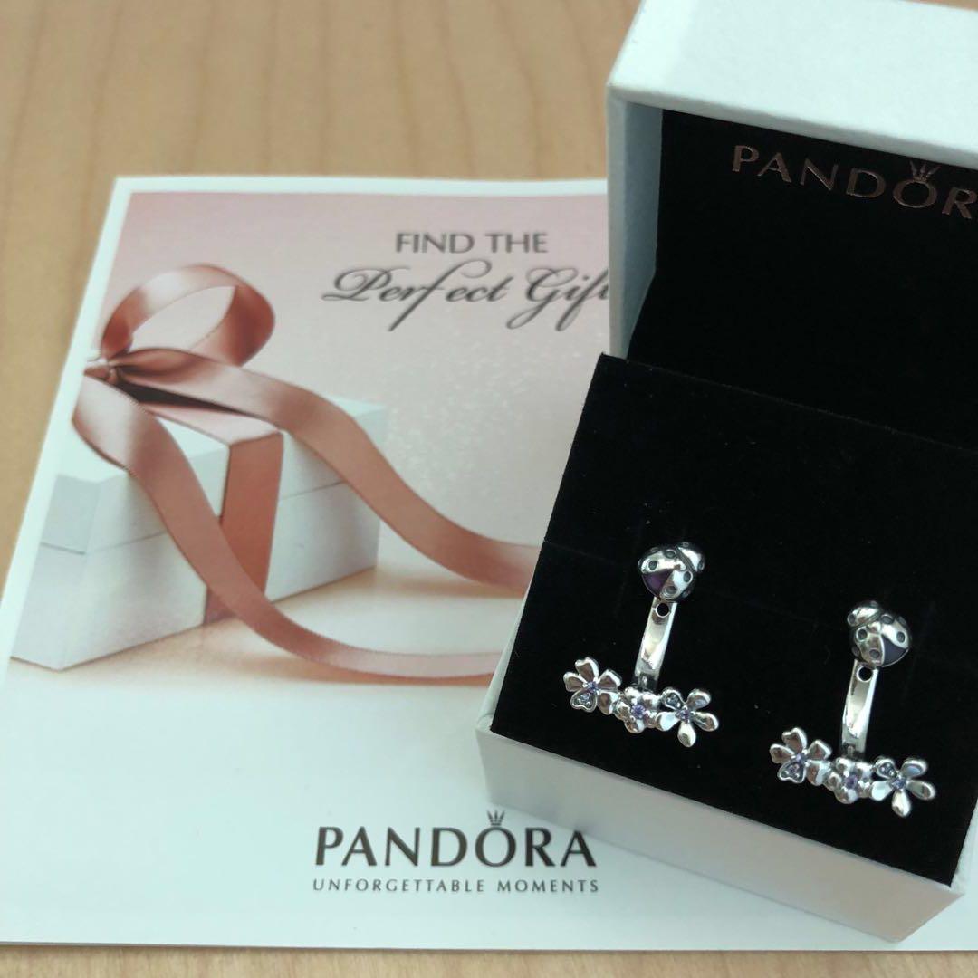Pandora Ladybird Meadow Earring