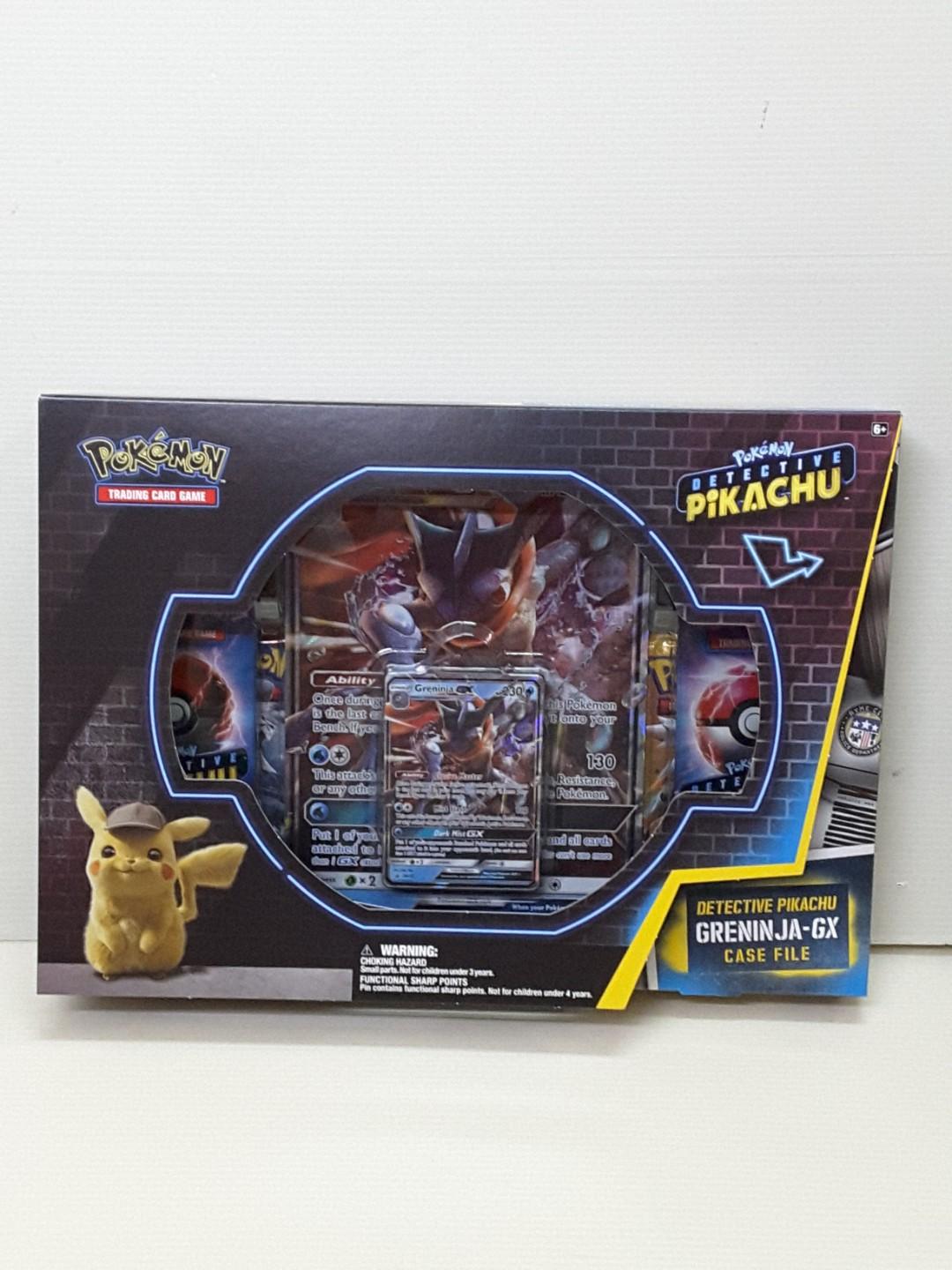 Pokemon Detective Pikachu Greninja Gx Case File Toys