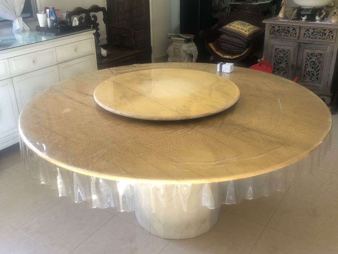 Round Dining Table 5 Feet Diameter Furniture Tables Chairs On Carousell