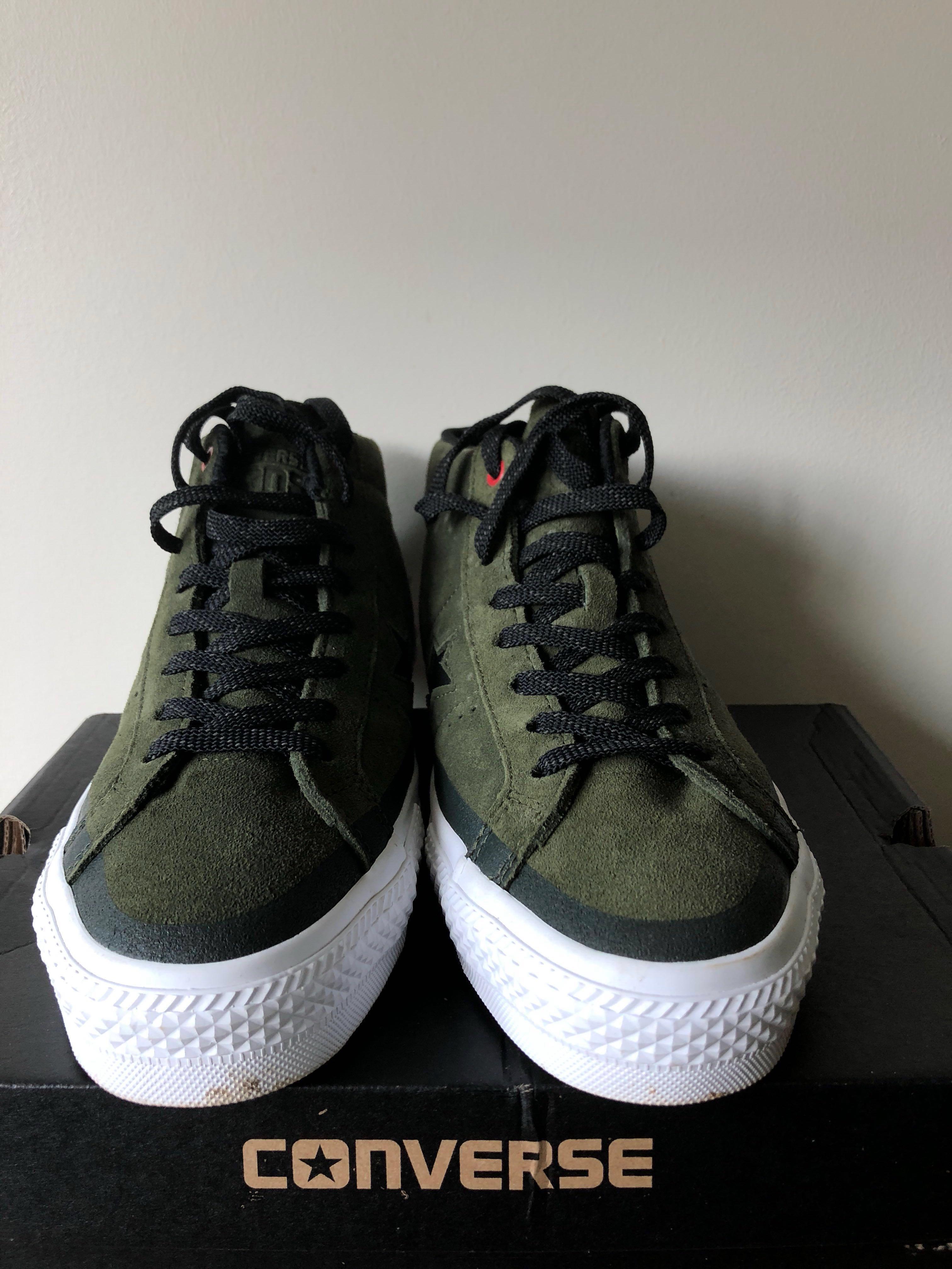 converse one star black sale