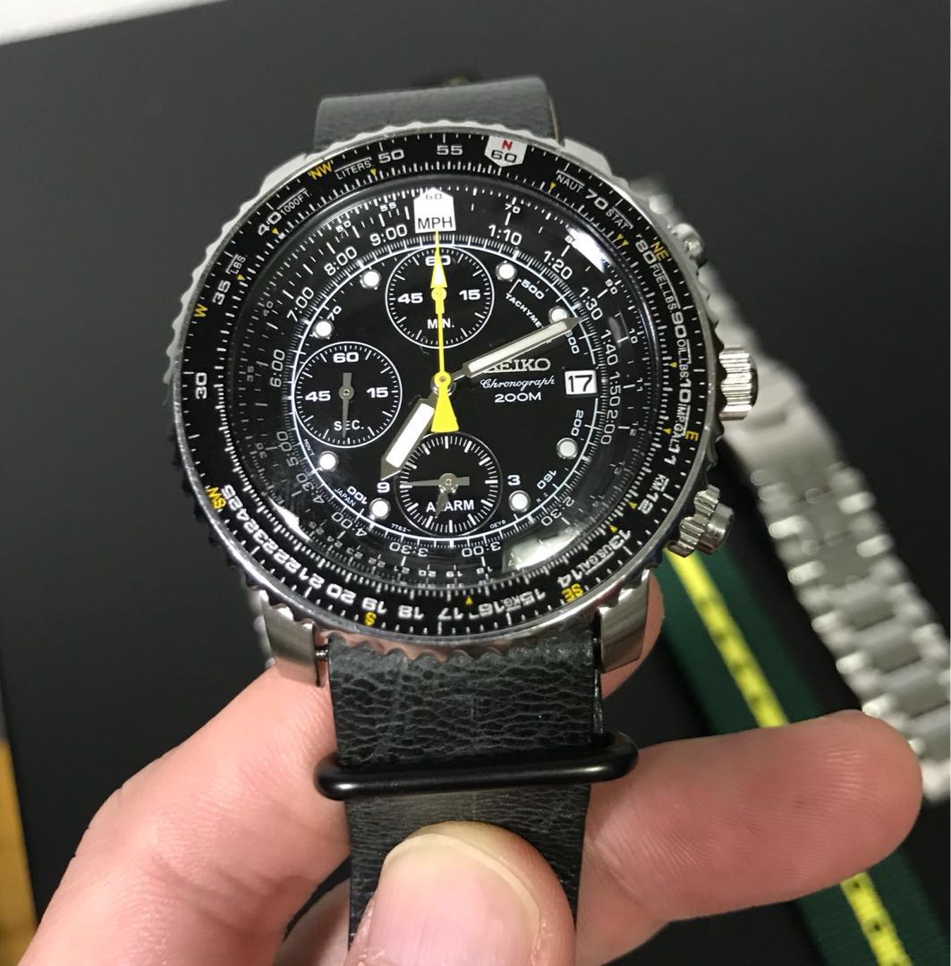 seiko flightmaster amazon