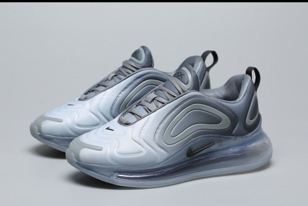 Sepatu Nike Air Max Preloved 720 Cool Grey Black Wolf Grey Original 41 Fesyen Pria Sepatu Sneakers Di Carousell