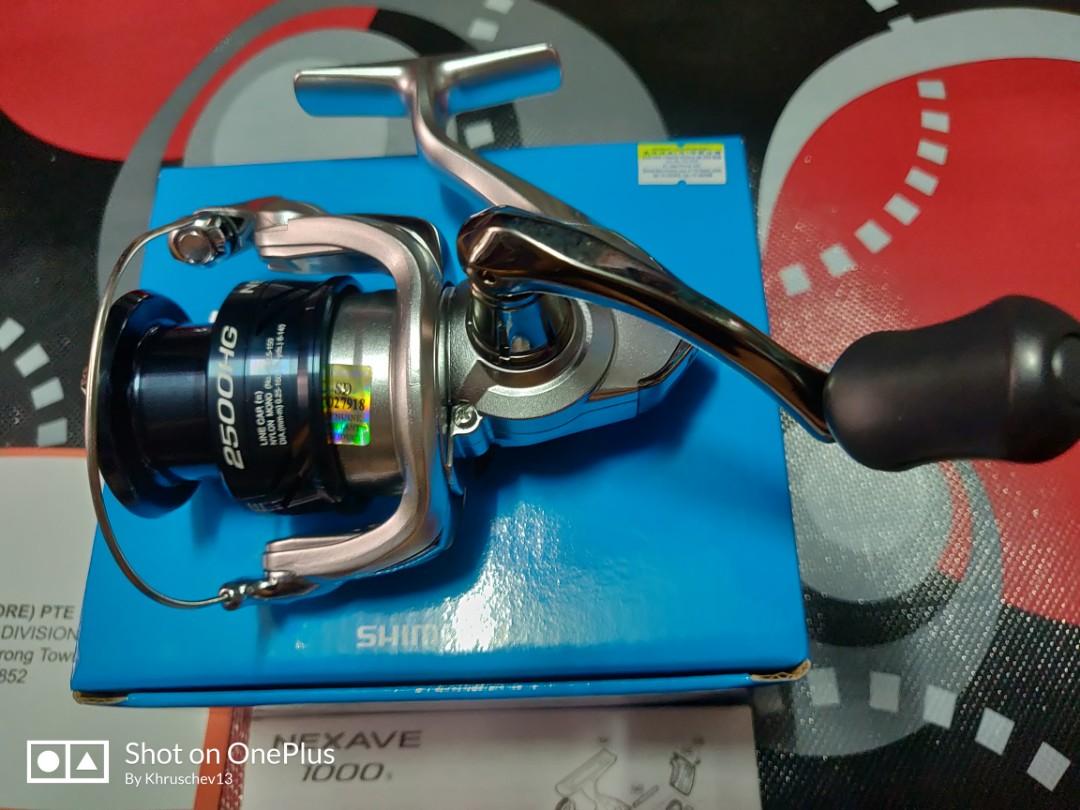 Shimano Nexave 2500HG 2018 Spinning Reel, Sports Equipment, Fishing on  Carousell