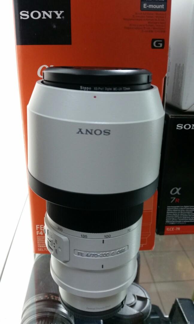 Sony Fe 70 0mm F4 G Oss For Etc Pristine Photography Lenses On Carousell