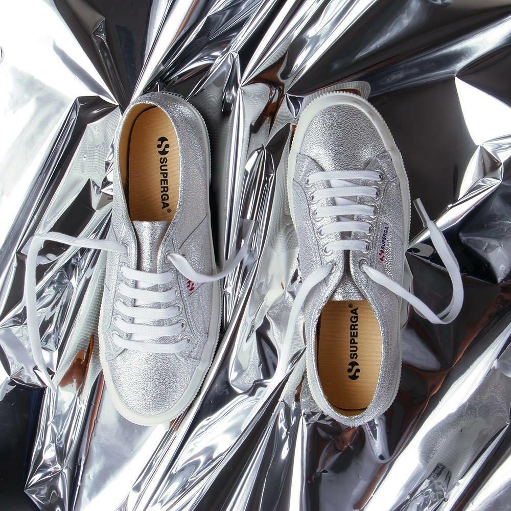 Silver Lace-up sneakers Superga - Vitkac France