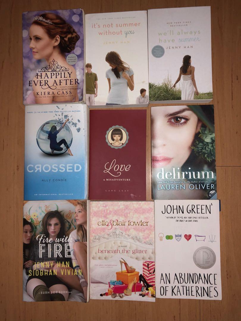 Take All Books P1200 Includes Authors Like John Green Jenny Han Kiera Cass Lang Leav And Others Hobbies Toys Books Magazines Children S Books On Carousell