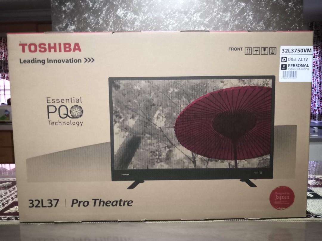 Limited Time Offer Toshiba 32 Inch Pro Theatre Led Tv Tsb 32l3750 Electronics Tvs Entertainment Systems On Carousell