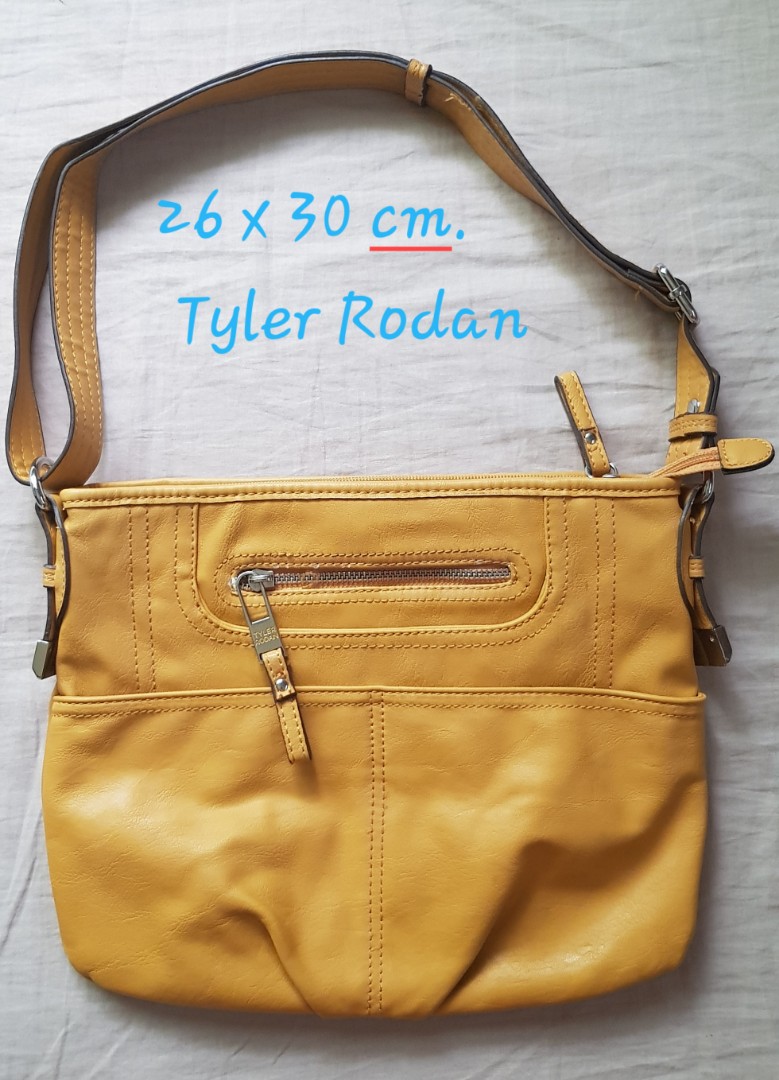 tyler rodan orange purse