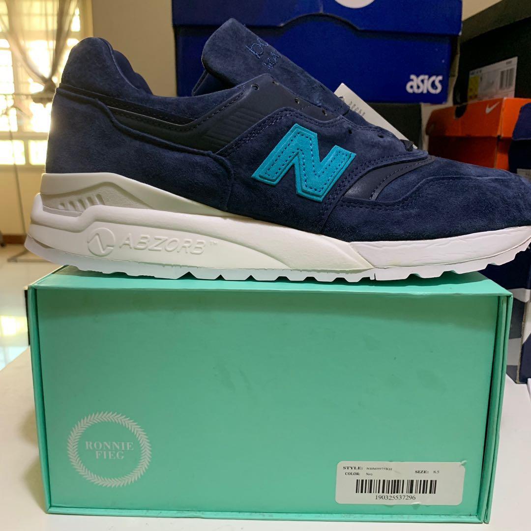 US8.5 New Balance 997.5 x kith Mykonos Men s Fashion Footwear Sneakers on Carousell