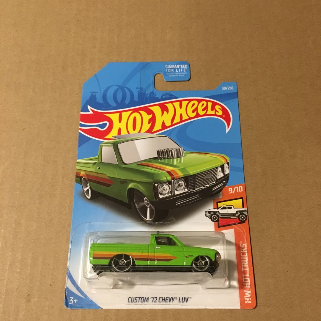 hot wheels custom 72 chevy luv green