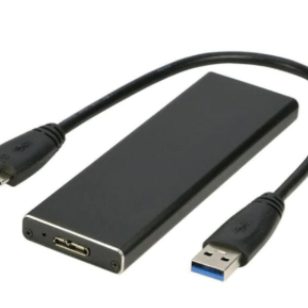 Usb 3 0 Ssd Enclosure For 2012 Apple Macbook Air A1465 A1466 Ssd To External Usb3 0 Hub Charging Converter Usb C Adapter Electronics Computer Parts Accessories On Carousell