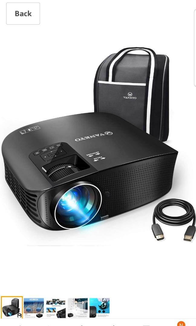 VANKYO Leisure 510 Full HD Projector 3600Lux 200/"Projection 1080P HDMI VGA USB