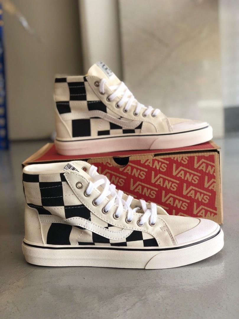 VANS CHECKERBOARD HIGH CUT 41 44 Men s Fashion Footwear