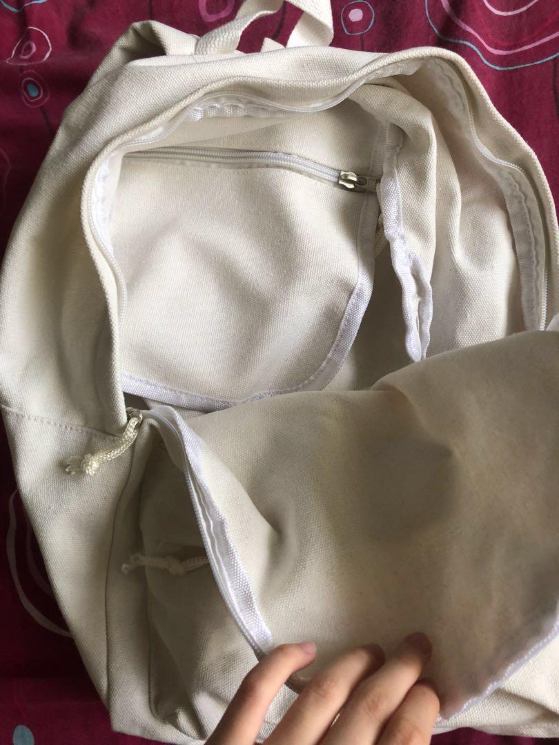 White Korean Aesthetic Backpack Ulzzang Women S Fashion Bags Wallets Backpacks On Carousell Buy the best and latest aesthetic backpack on banggood.com offer the quality aesthetic backpack on sale with worldwide free shipping. white korean aesthetic backpack ulzzang