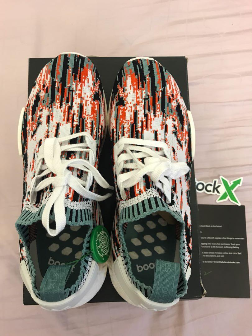 adidas gazelle silver green womens Adidas NMD SNS R1 PK Datamosh 1.0
