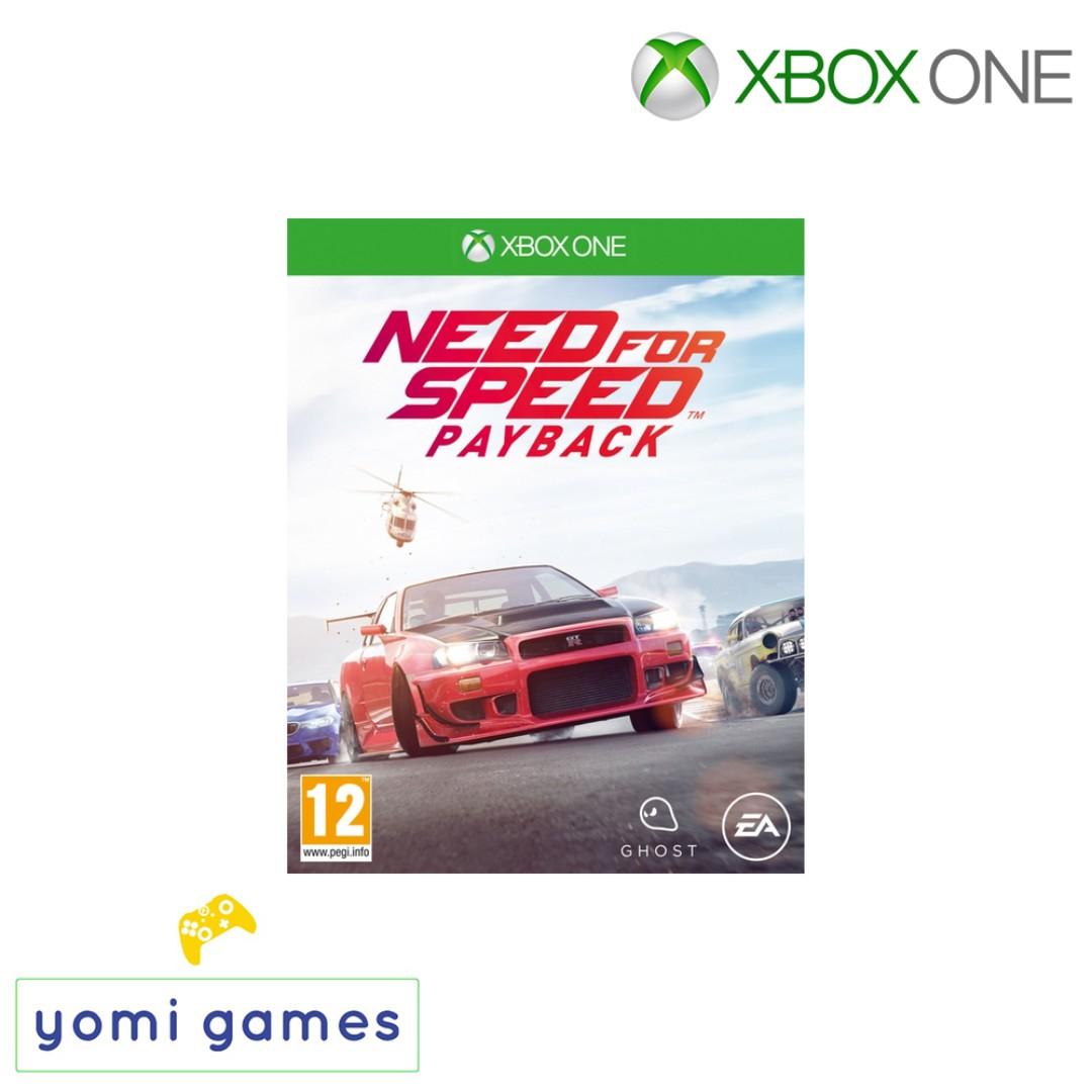 Xbox One Need For Speed Payback Toys Games Video Gaming Video Games On Carousell