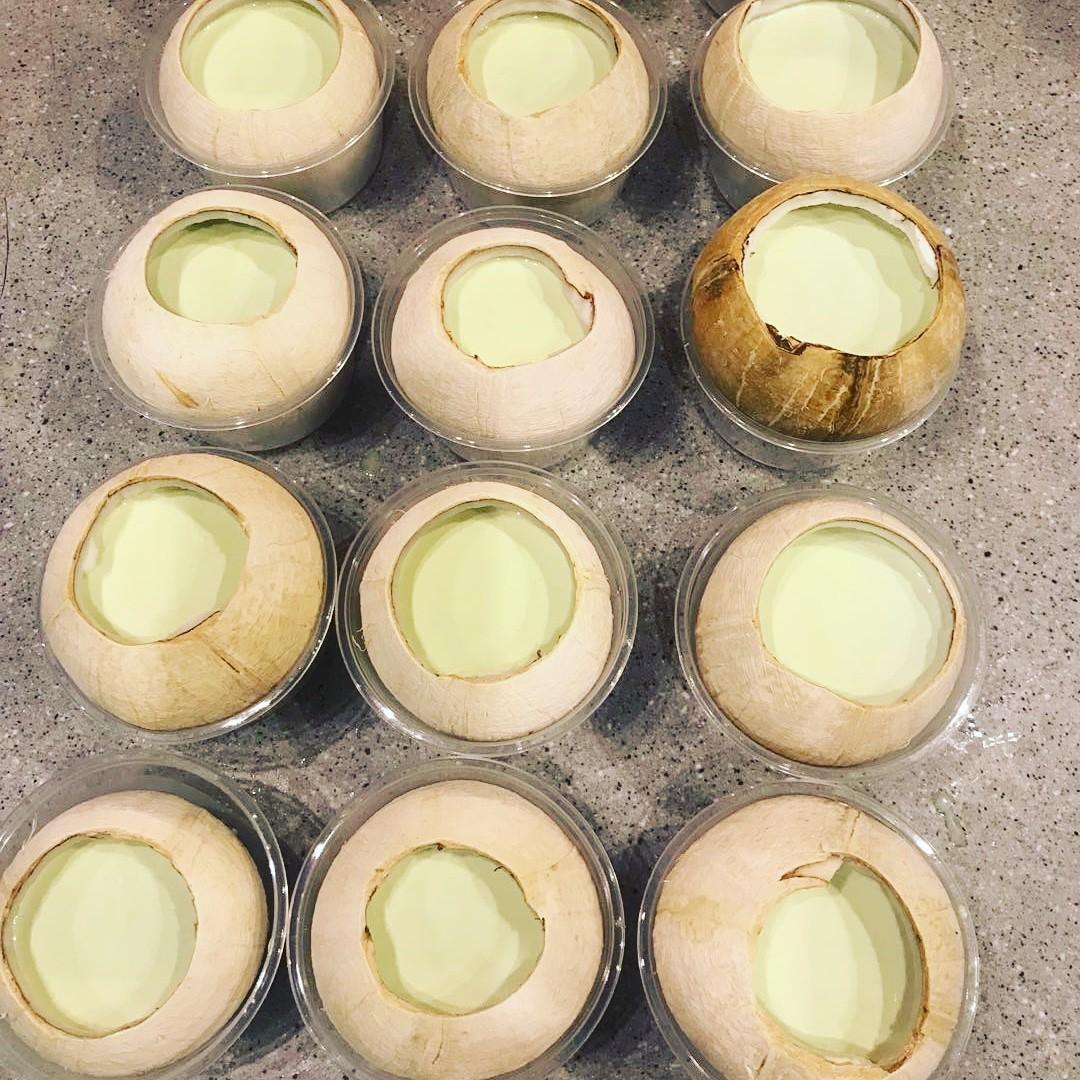 ***自家制***椰皇斑蘭奶凍, 嘢食 & 嘢飲, 本地食物 - Carousell