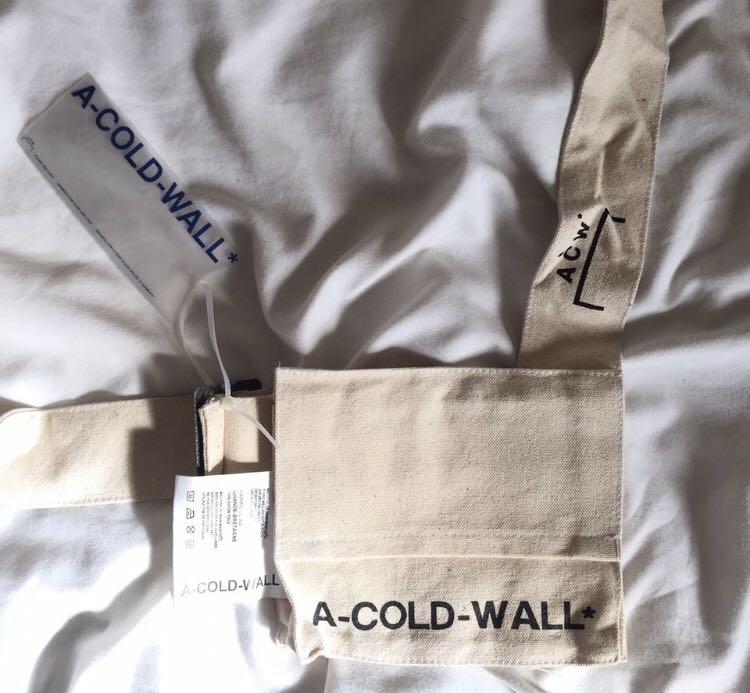 A Cold Wall White Canvas Utility Holster Small Men s Fashion